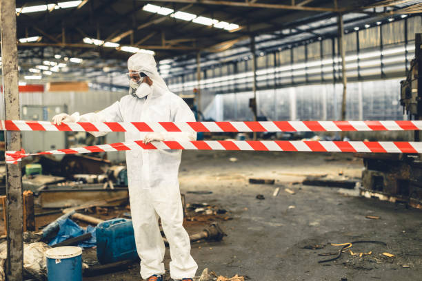 Professional Infectious Disease Decontamination technician working in Oakdale, PA